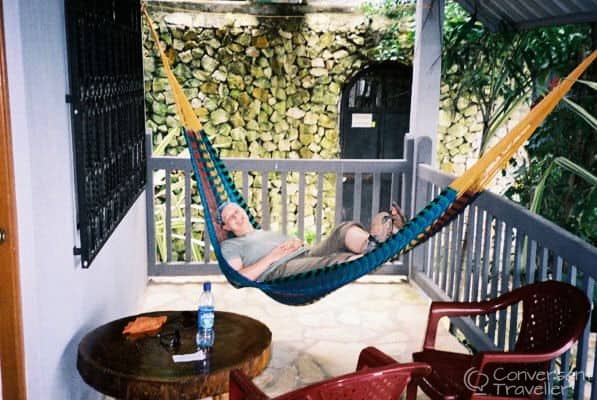 Paradise is a hammock at Casa de Don David, El Remate, Guatemala.