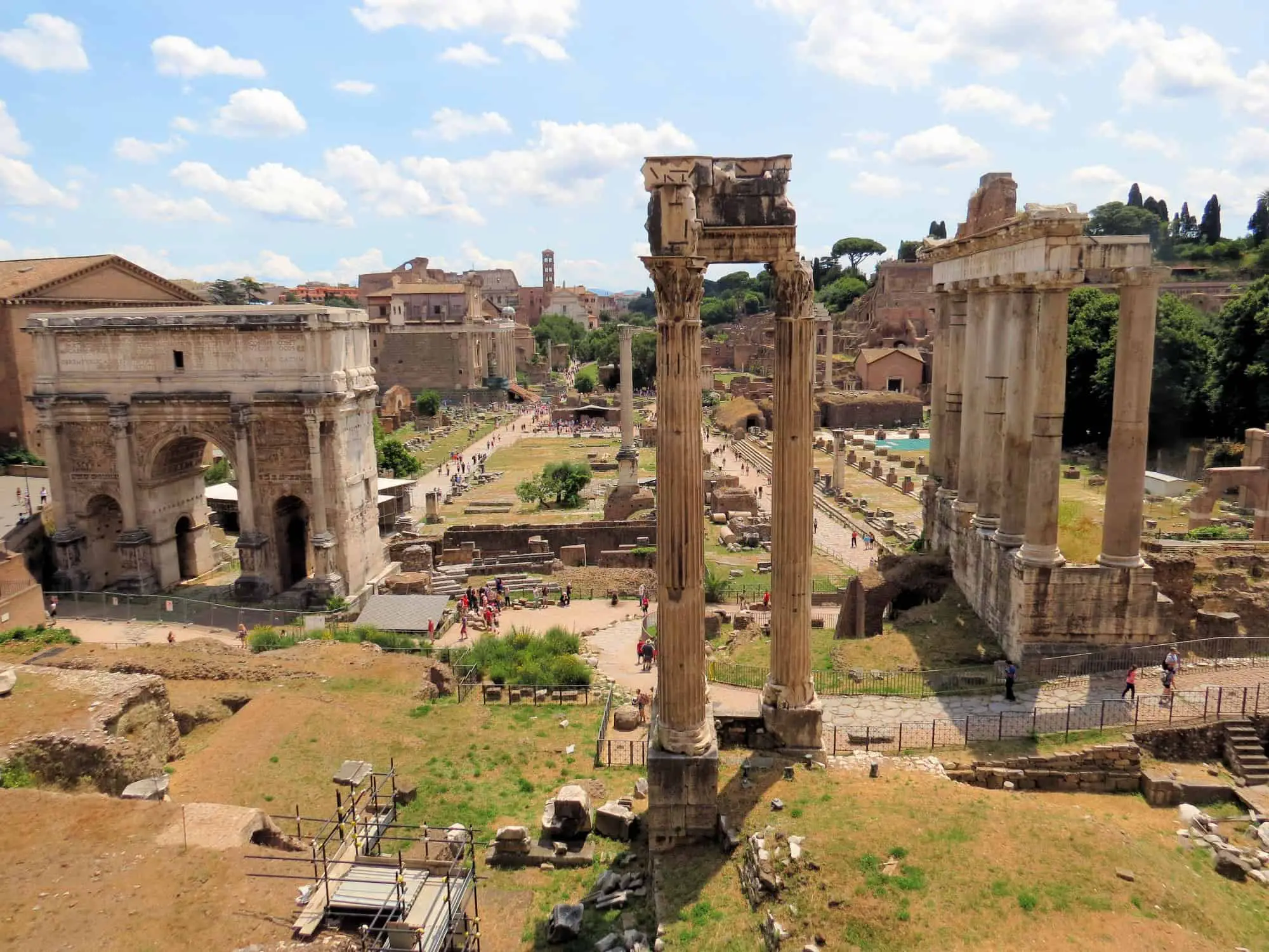 Roman Forum from the Capitoline Museum, Rome