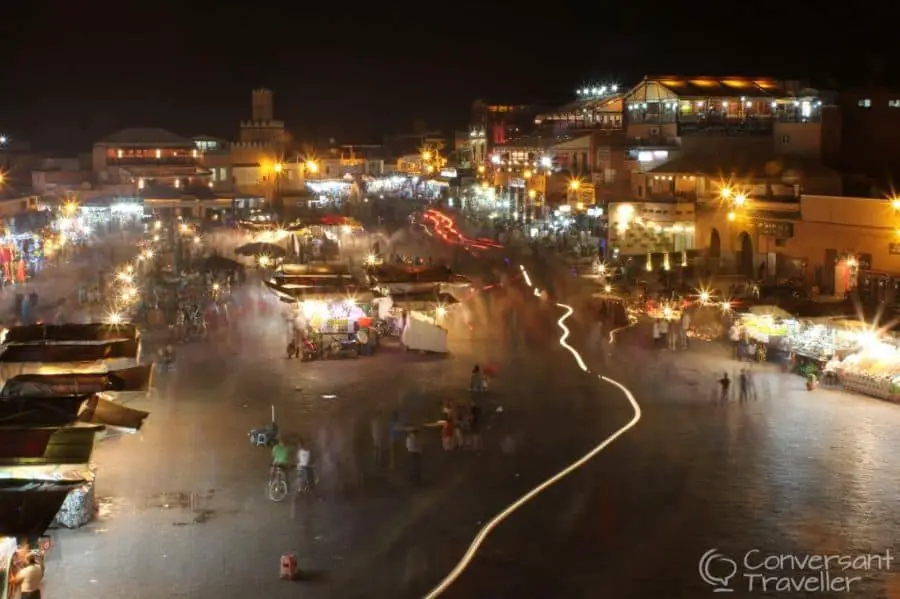 Playing with light, Djemaa el Fna, Marrakech