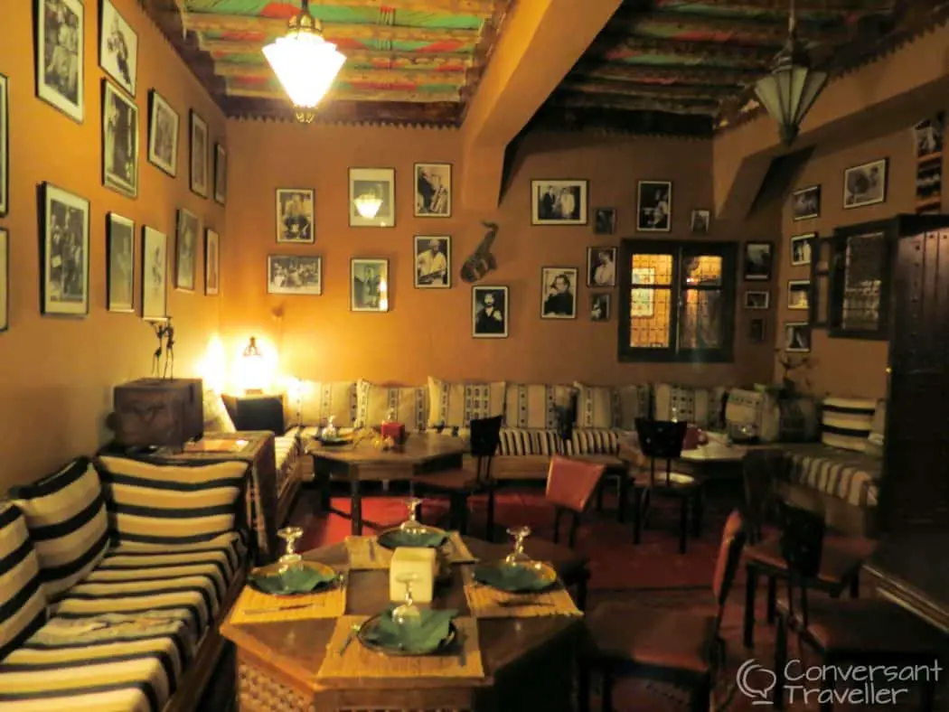 The Jazz Lounge at Kasbah Ellouze, Tamdaght, Morocco