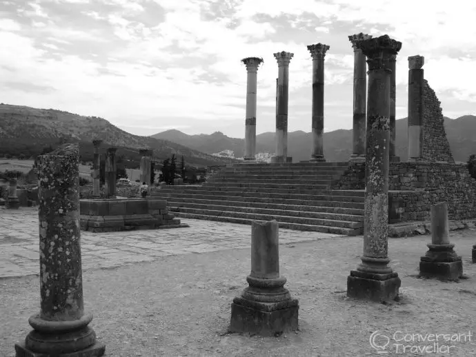 Capitoline Temple, Volubilis day trip from Fes or Meknes, and Moulay Idriss, Morocco