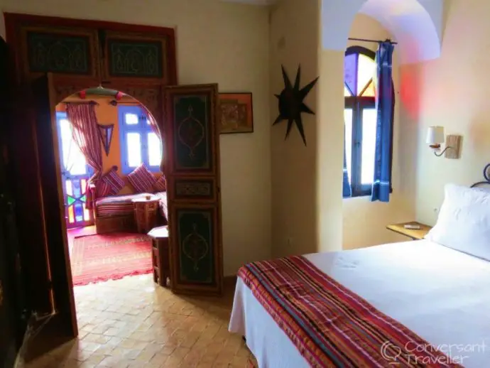 A bedroom at Dar Echaouen