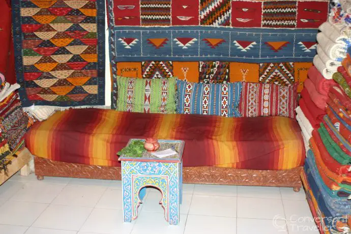 Scams in Marrakech - carpet souk
