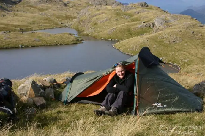 Having the hills to ourselves whist wild camping in the Lake District