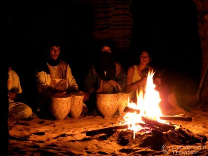 Erg Chebbi desert camp camel trek, Merzouga, Morocco