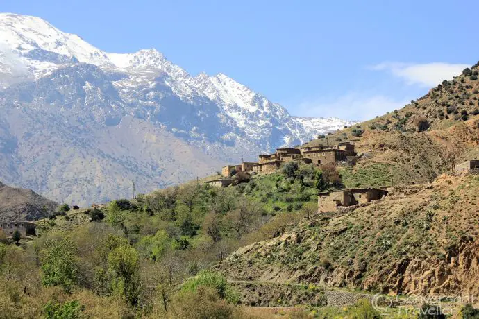 On the road between Marrakech and the Tizi n Tichka Pass, Morocco