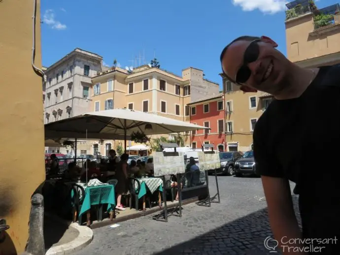 Hubbie in Trastevere, Rome