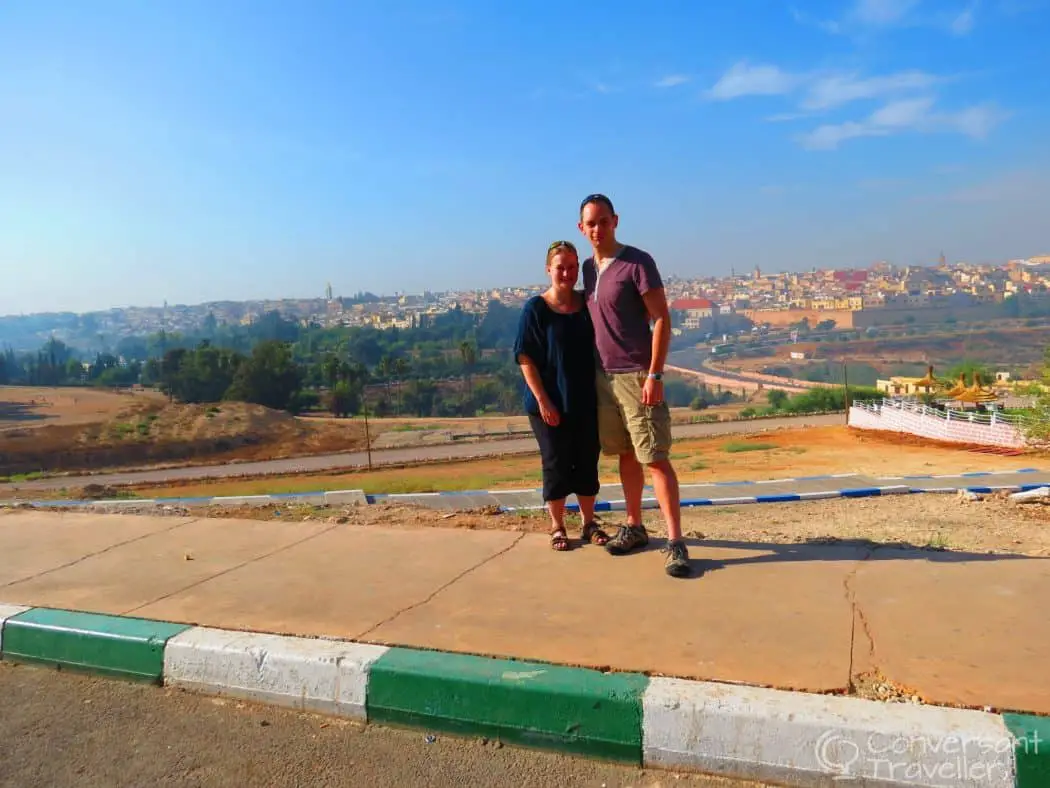 Overlooking the Meknes medina