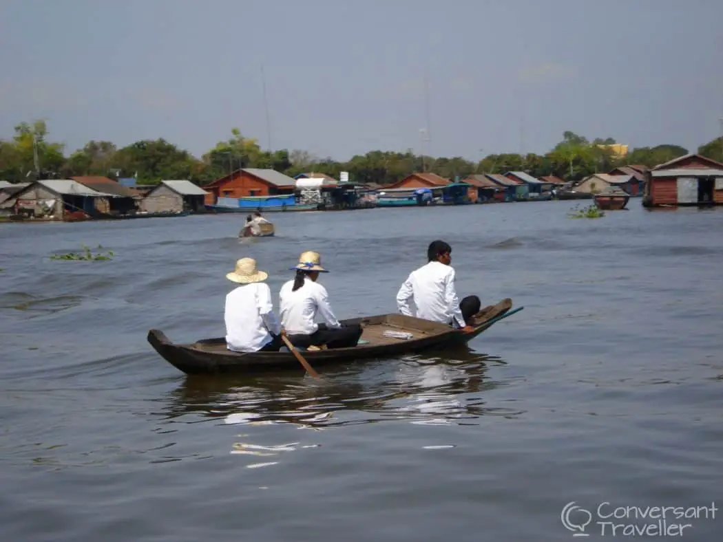 The school run, Tonle Sap, Cambodia