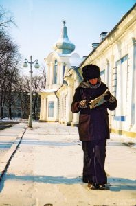 Geography graduates getting lost, Smolny Cathedral, St Petersburg