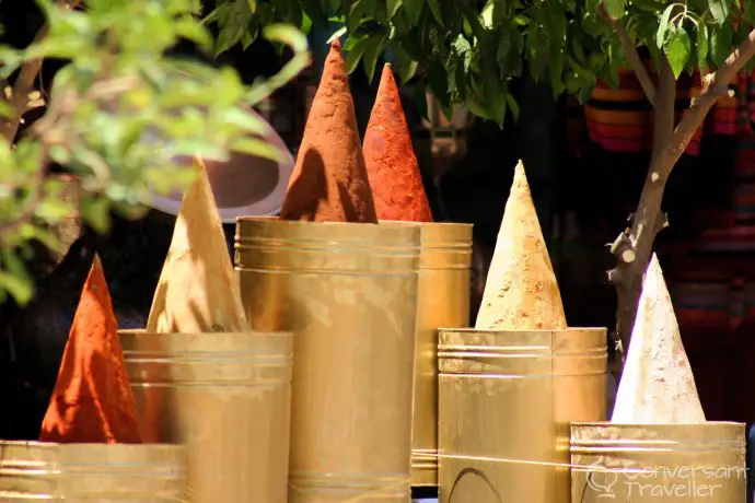 Surviving hayfever in Morocco - Spices in the souks of Marrakech