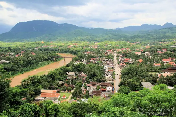 Things to do in Luang Prabang - view from Mount Phousi, Laos