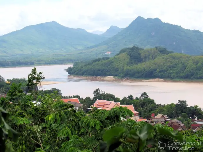 Things to do in Luang Prabang - the Mekong from Mount Phousi