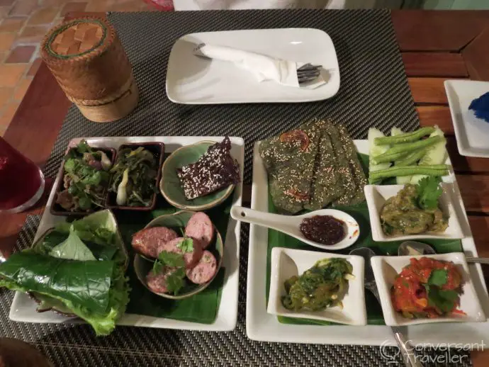 Things to do in Luang Prabang - Yummy tasting platters at Tamarind Restaurant