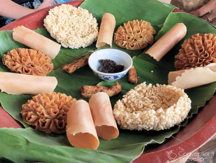 Bounty from the living land, all of it made out of rice!