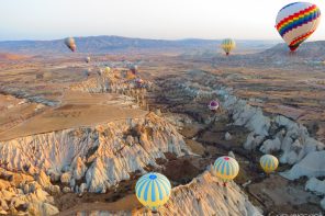 Ballooning over Cappadocia, Turkey