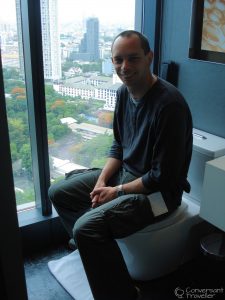 Loo with a view at Sofitel So Bangkok