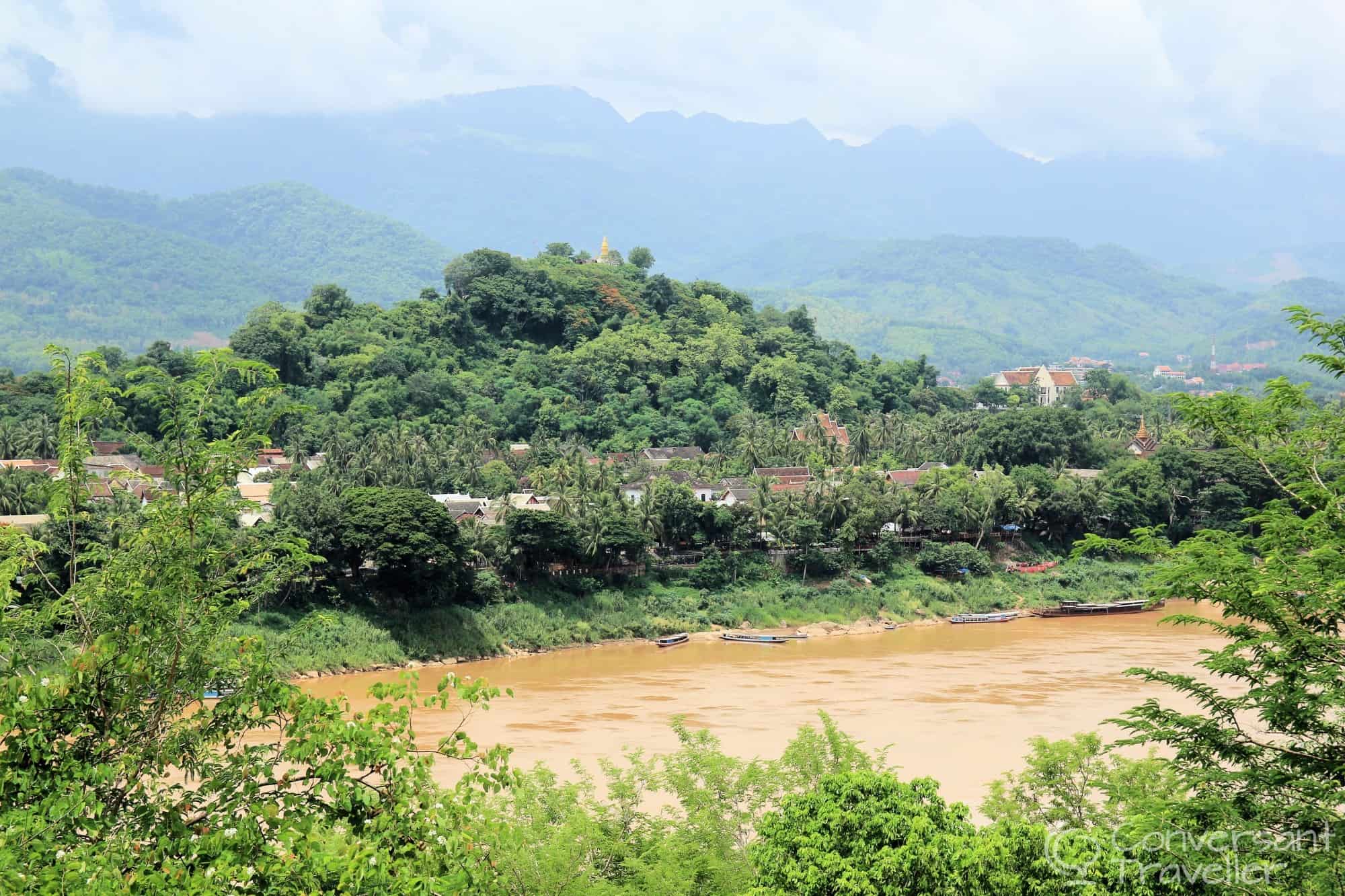 View from Wat Chomphet, Luang Prabang, Laos