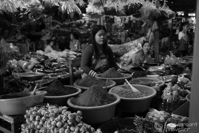 Early morning at Phousy Market, enroute to Tamarind Cooking School, Luang Prabang