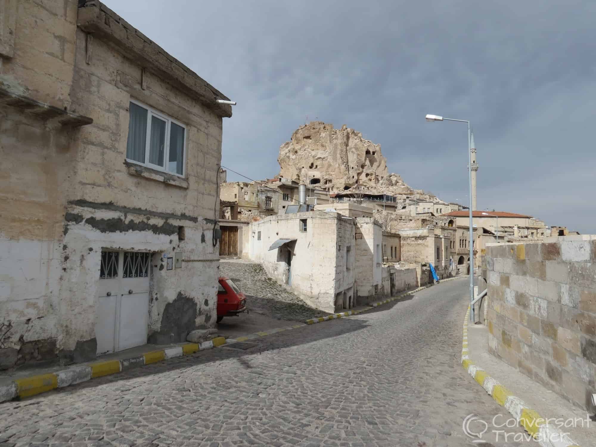 Peaceful streets in Uchisar