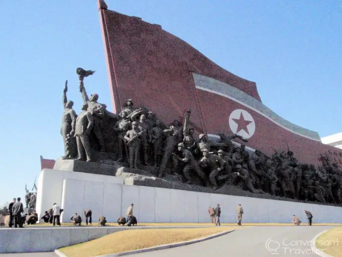 Mansudae Grand Monument, Pyongyang, North Korea