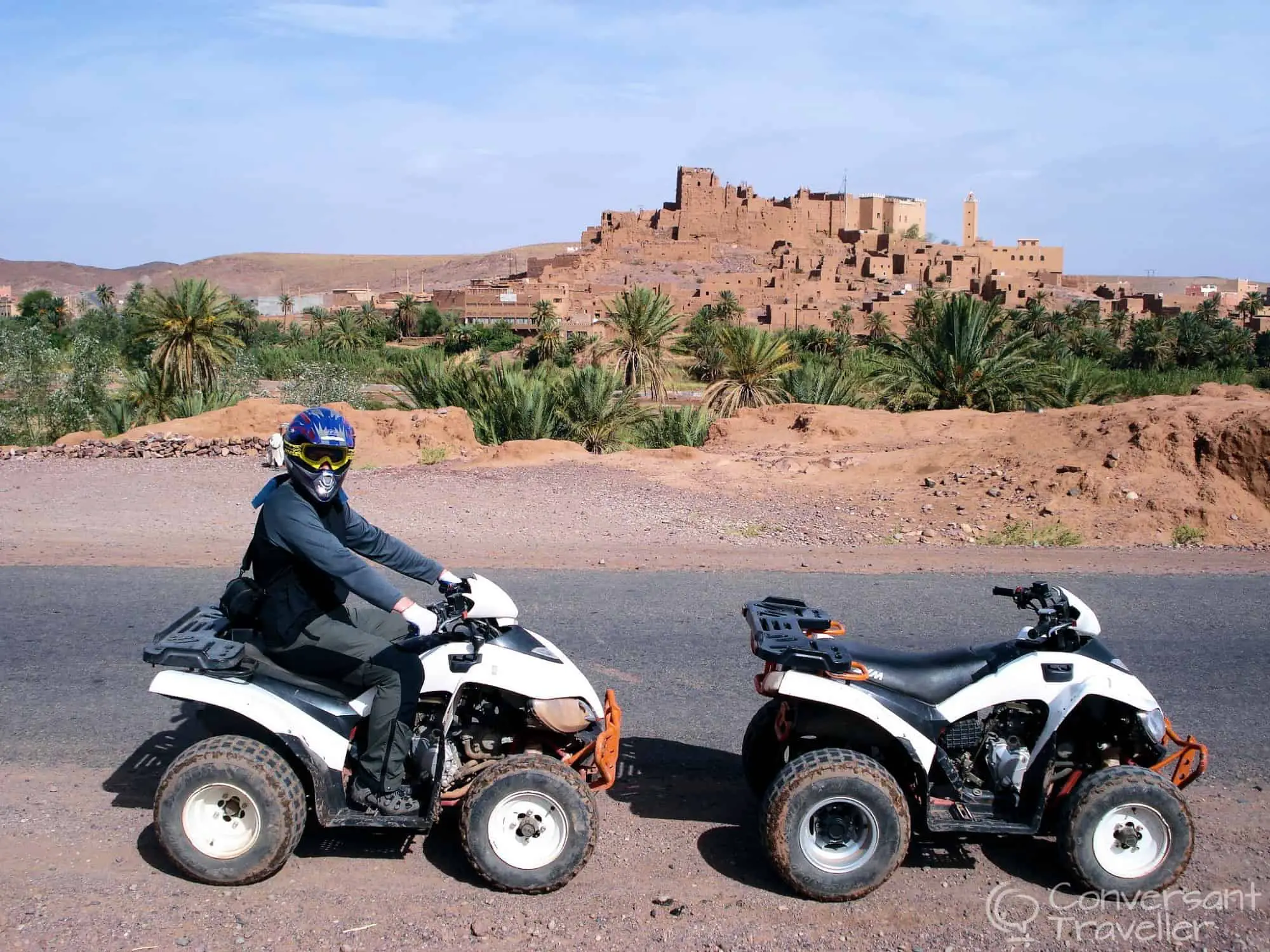 Quad Biking past Ait en Haddou, Ouarzazate