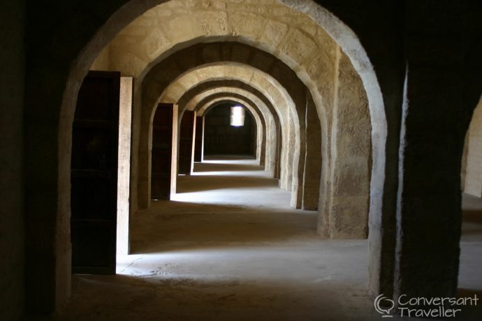 Inside the fortress in Sousse, Tunisia