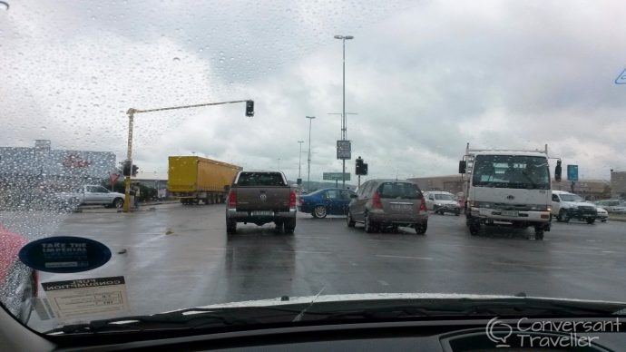 Chaos at a busy junction in Nelspruit when the traffic lights stop working