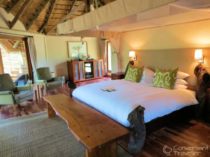 A room fit for princes and princesses! Our suite at Safari Lodge, Ulusaba