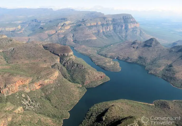 The impressive end of the Blyde River Canyon