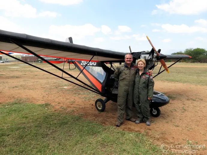 Our expert pilots Deon and Rowena really put the fun into flying
