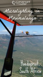 Blyde River Canyon microlight Hoedspruit