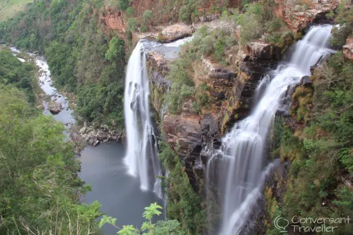 The majestic Lisbon Falls near the Blyde River Canyon
