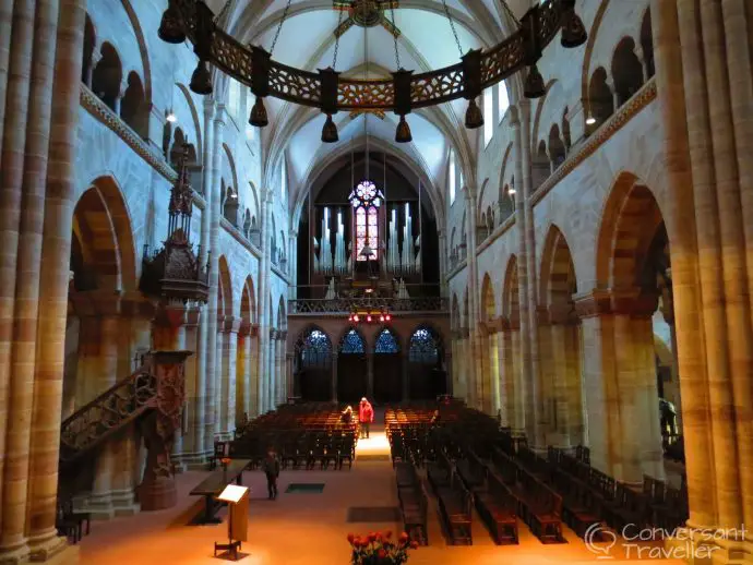 Inside Basel Cathedral