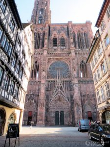 Strasbourg cathedral is so big it's difficult to stand far enough away for a photo!