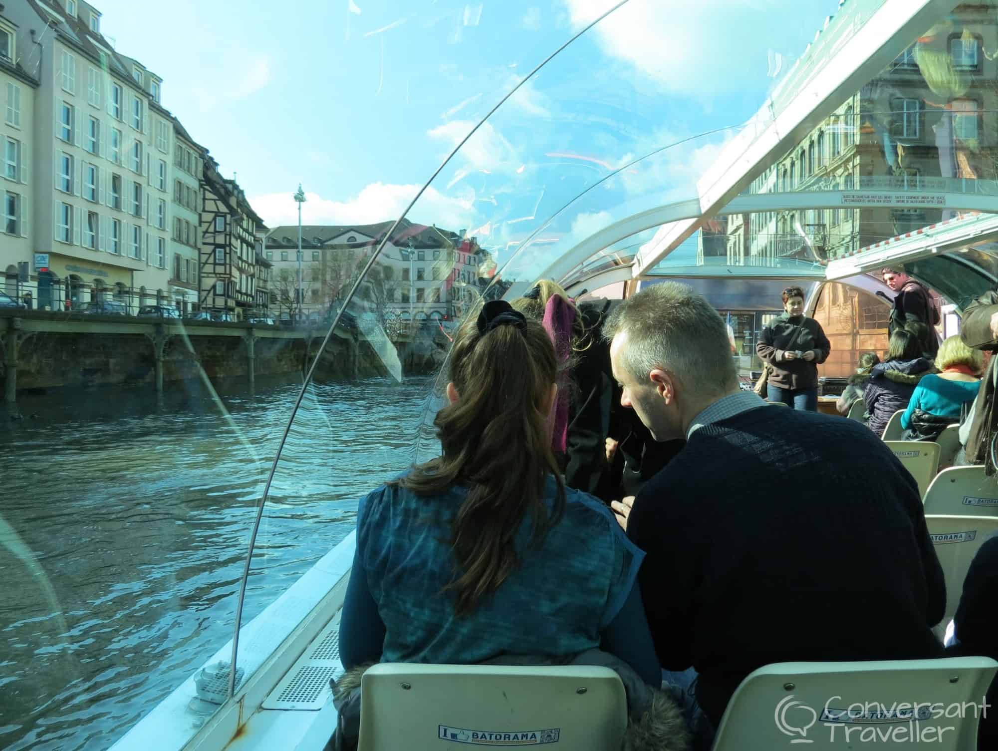 A ride on the Batorama River Boat, Strasbourg
