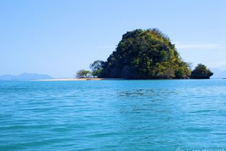 Thailand's beaches can be crowded but a little extra effort had us enjoying a picnic of fresh pineapple and figs on our very own island sandbar!