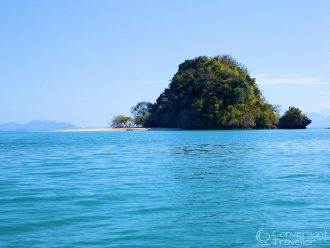 Thailand's beaches can be crowded but a little extra effort had us enjoying a picnic of fresh pineapple and figs on our very own island sandbar!