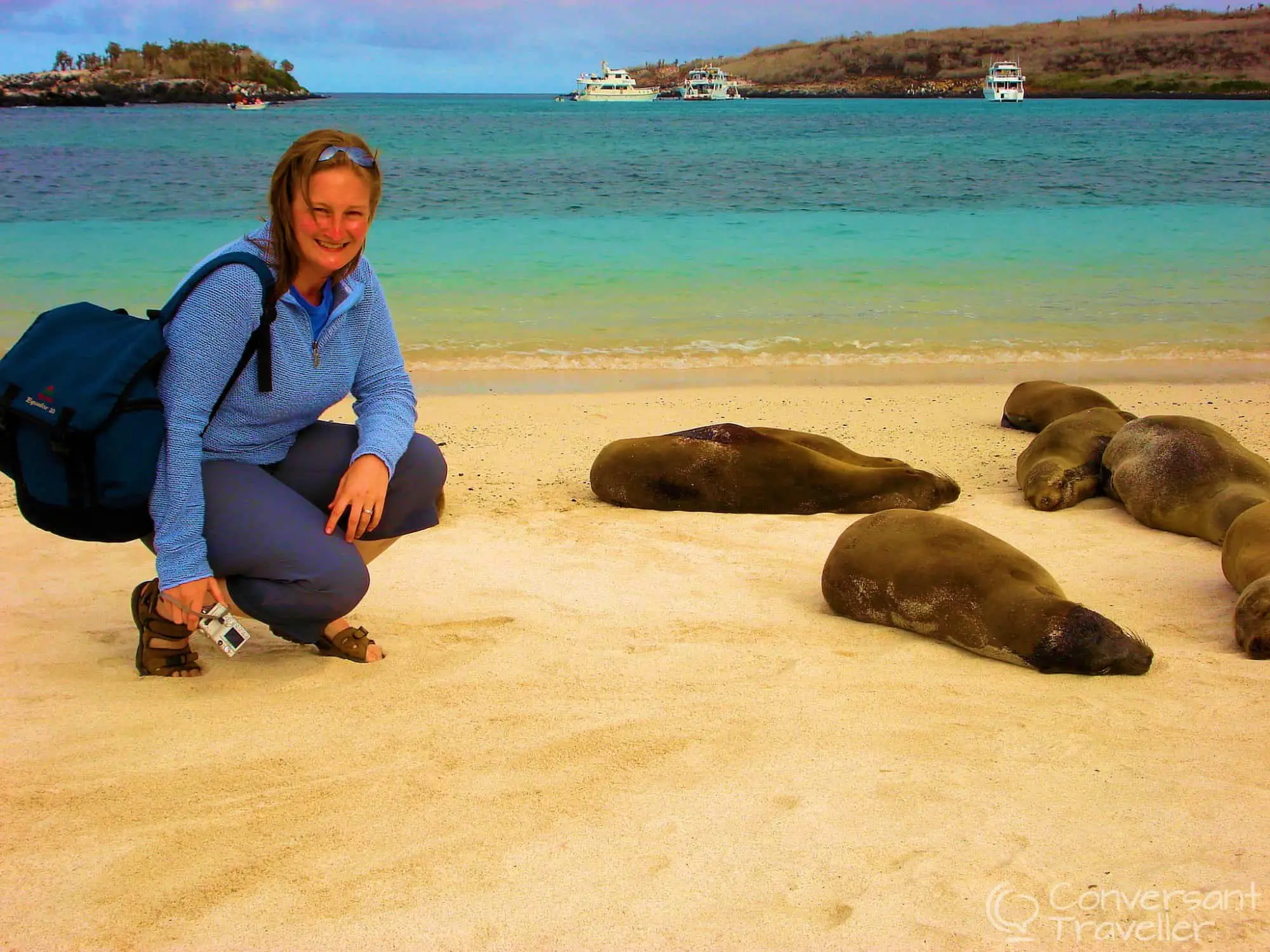 The only way to experience places like the Galapagos is on a shared boat tour - definitely worth it though!