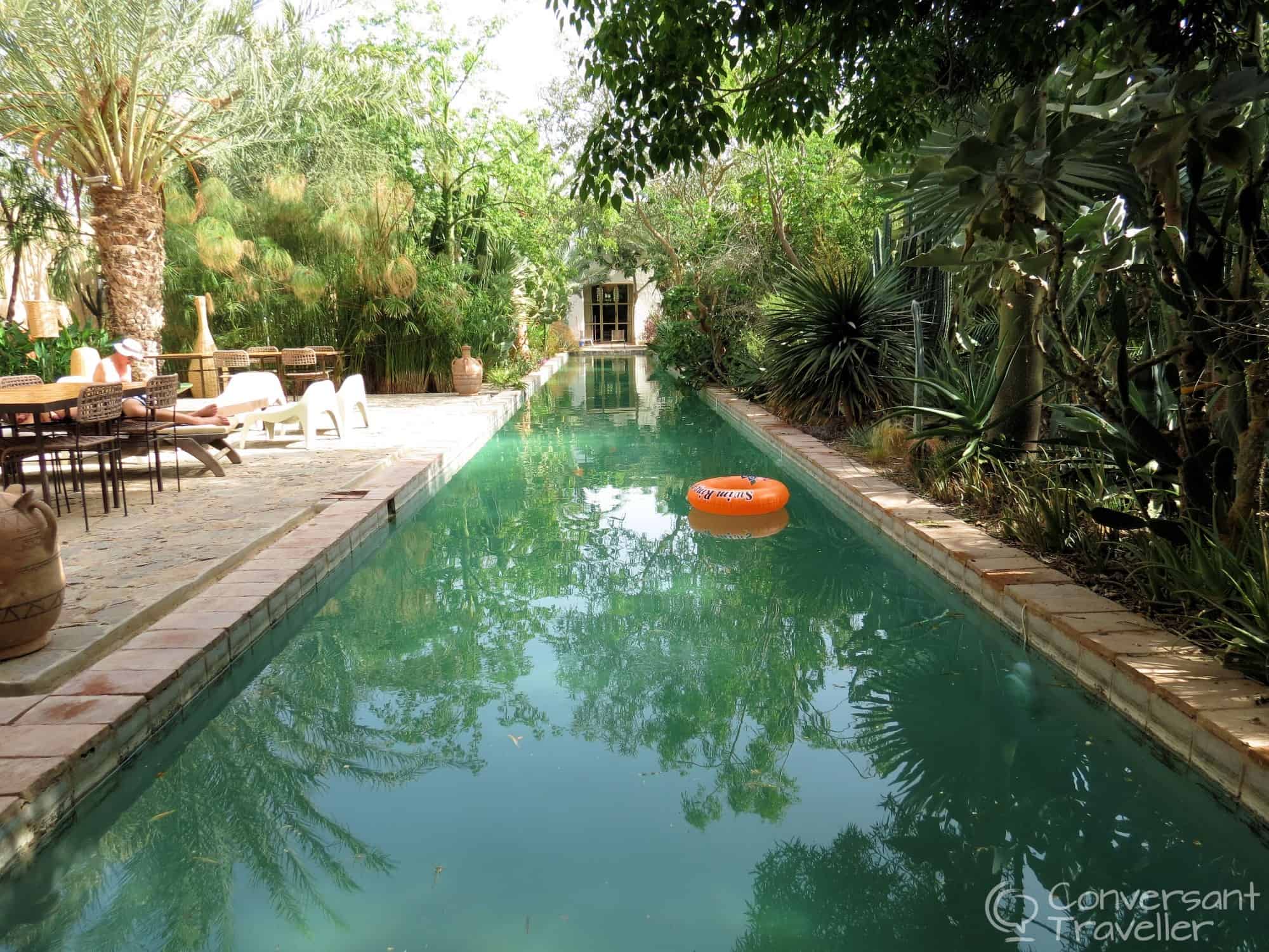 The 30 m pool at Dar Al Hossoun, Taroudant