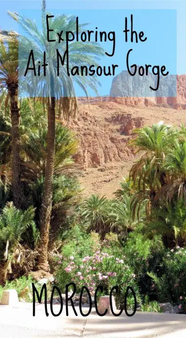 Exploring the Ait Mansour Gorge near Tafraoute, Morocco