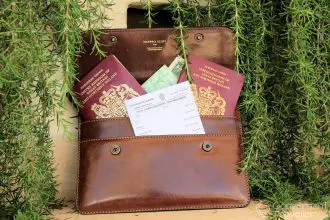 Maxwell Scott Bags Luxury Travel Document Wallet Review