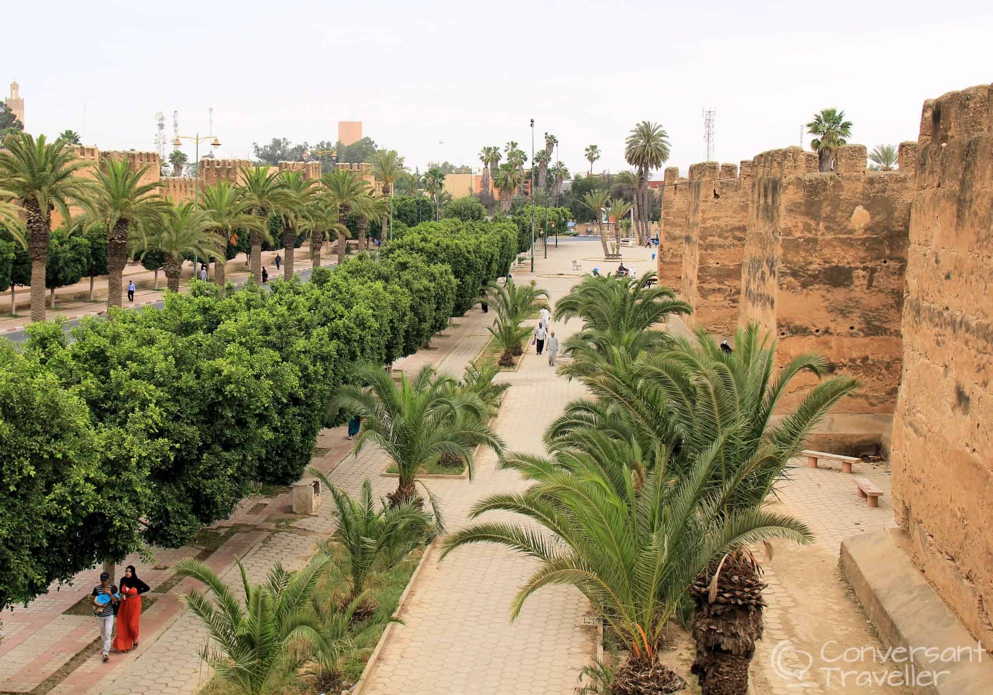 The city walls of Taroudant, Morocco