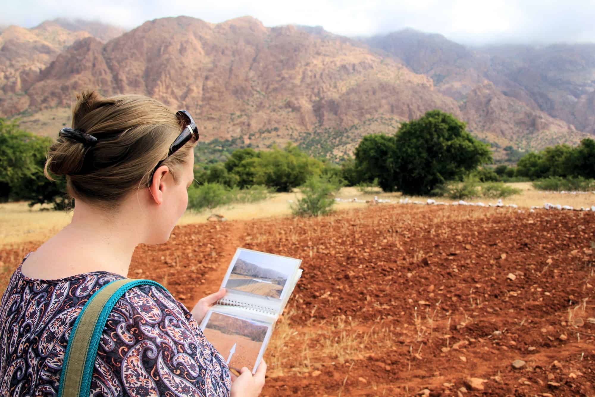 Hiking the Amelan Valley, Tafraoute, Morocco