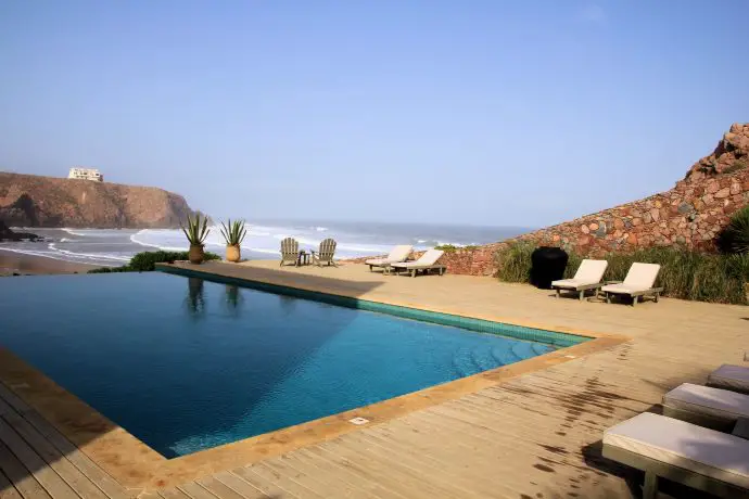 Infinity pool at Dar Najmat, Mirleft, Morocco