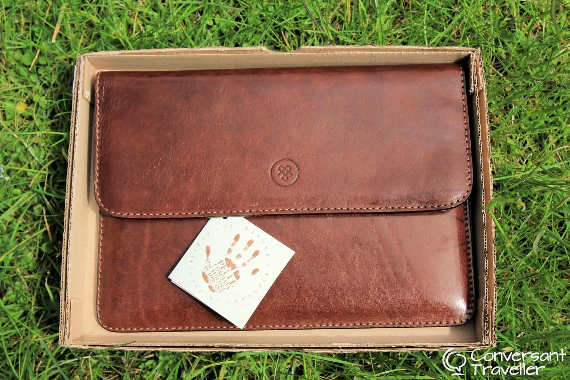 Torrino Luxury Travel Wallet from Maxwell Scott Bags