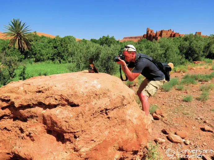 On location in Morocco with the Maxwell Scott Travel Wallet