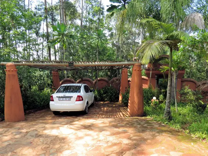 Car parking at Blue Moon, Timamoon, South Africa