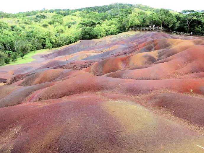 Seven Coloured Earths, Chamarel, Mauritius