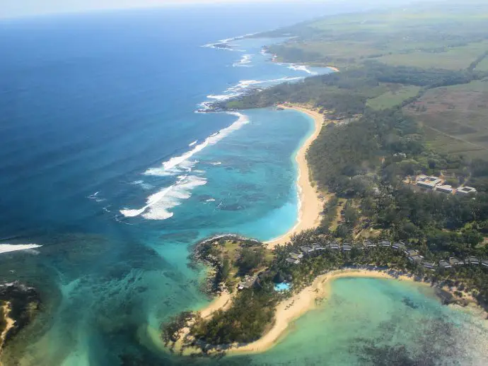 Mauritius from above